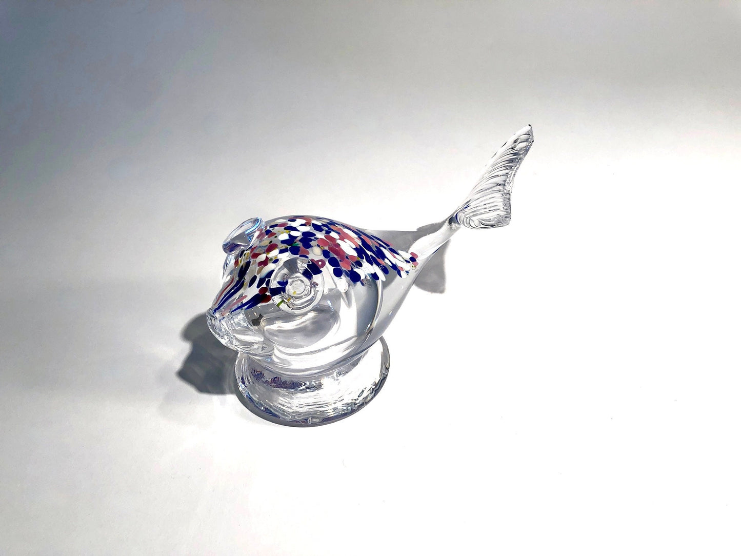 Art Glass Whale by Halling Glass Norway